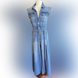 Bluivy jumpsuit denim blue S-M-L